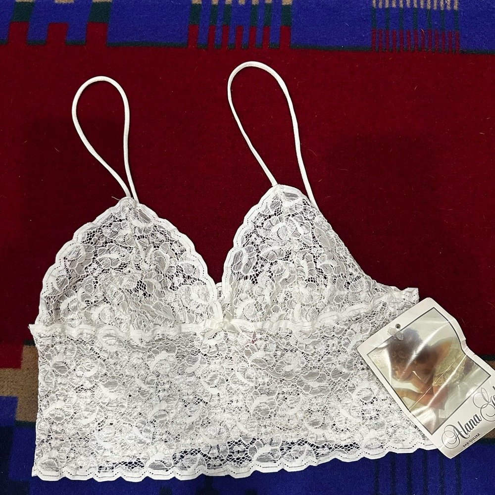 Vintage 80’s White Lace Bralette